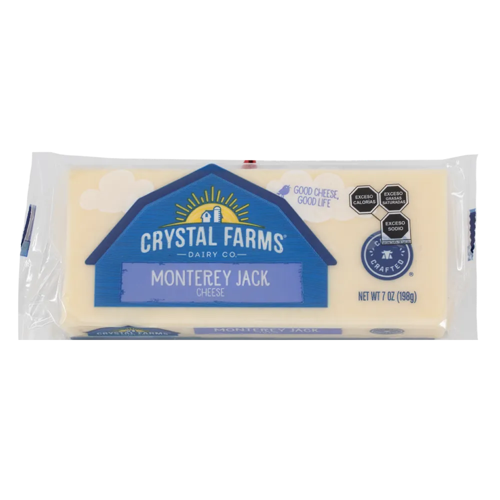 Queso Monterrey Jack Crystal Farms 7 Oz