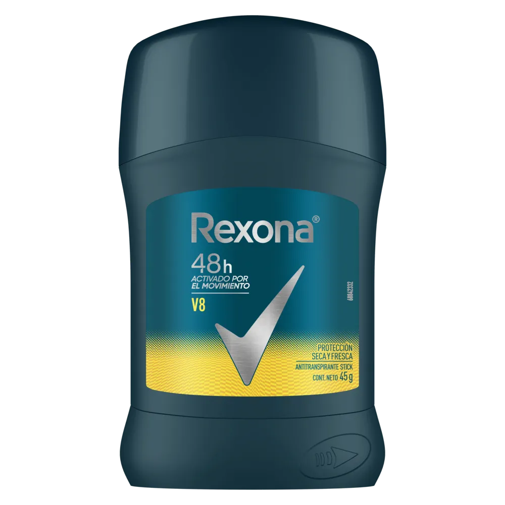 Antitranspirante en Barra V8 Rexona Men 45 g