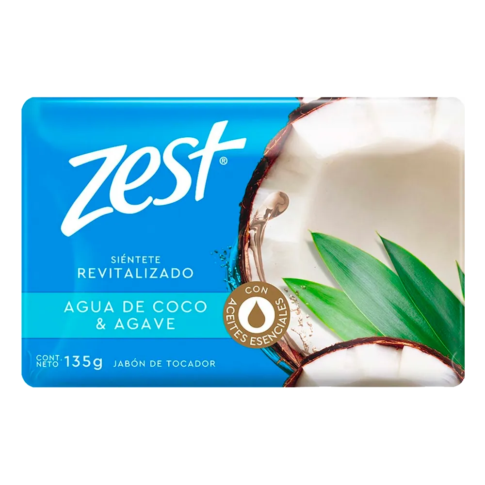 Jabon Barra Agua De Coco Zest 135 g