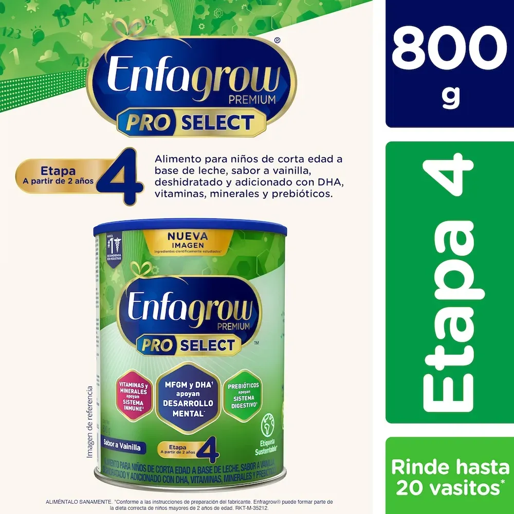 Fórmula infantil Enfagrow Etapa 4 a partir de 2 años 800 g