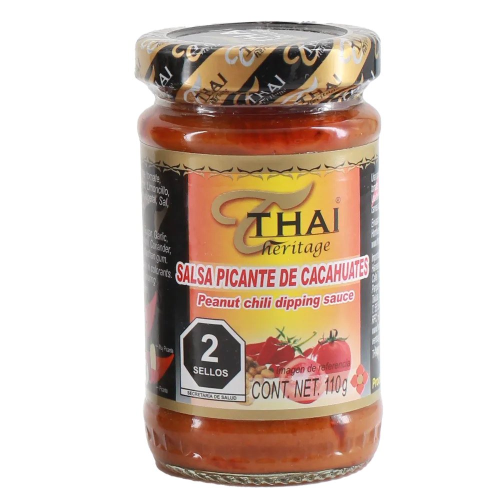 Salsa Picante De Cachuates Thai Heritage 110 Gr