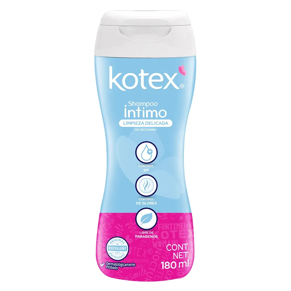 Shampoo Intimo Uso Diario Kotex 180 Ml
