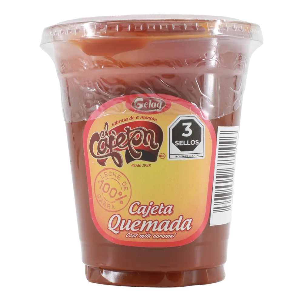Vaso De Cajeta Quemada El Cajeton 450 g