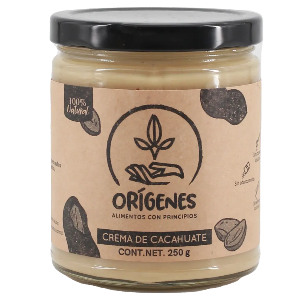 Crema De Cacahuate Origenes 250 g