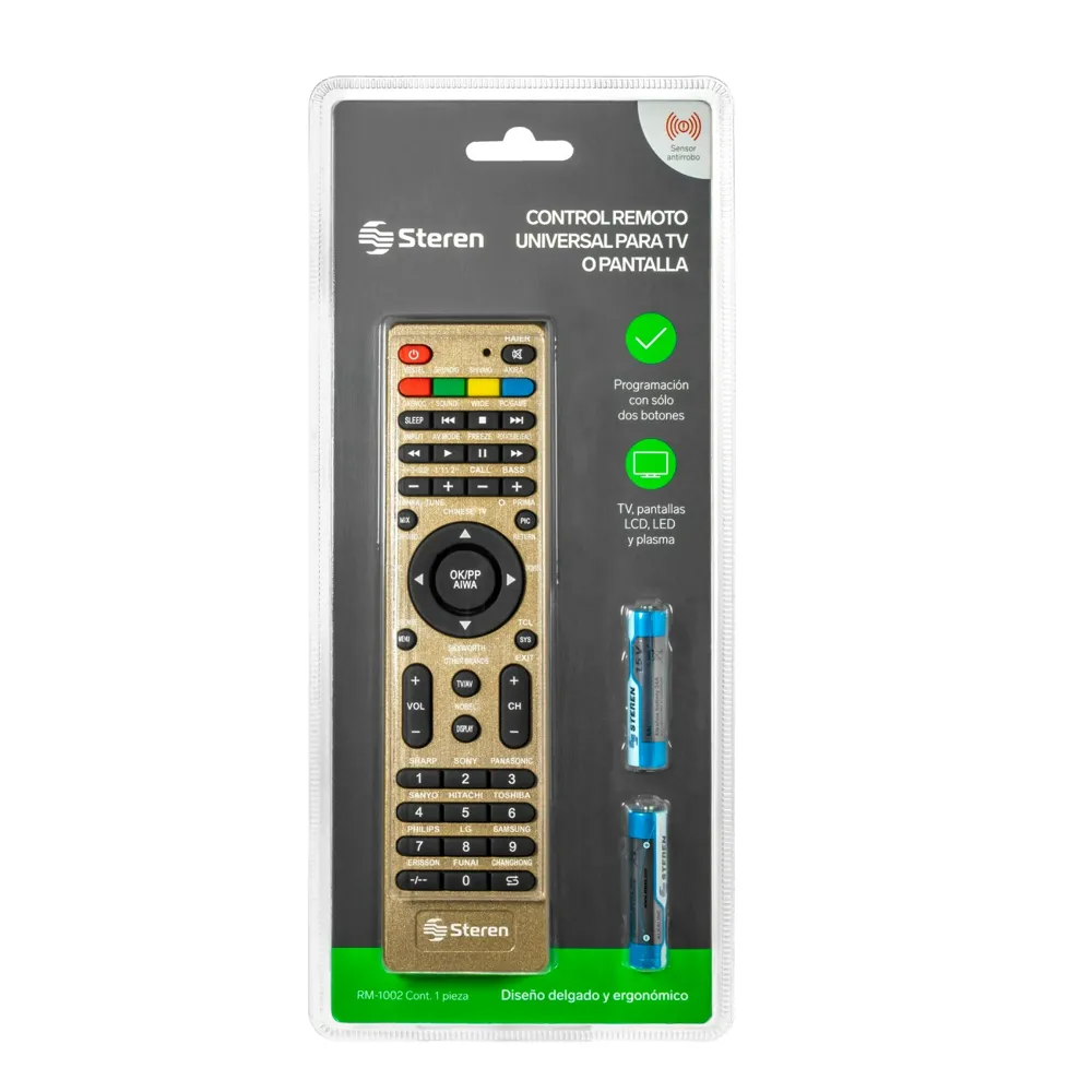 Control Remoto Universal Para Tv O Pantallas Steren 1 Pz