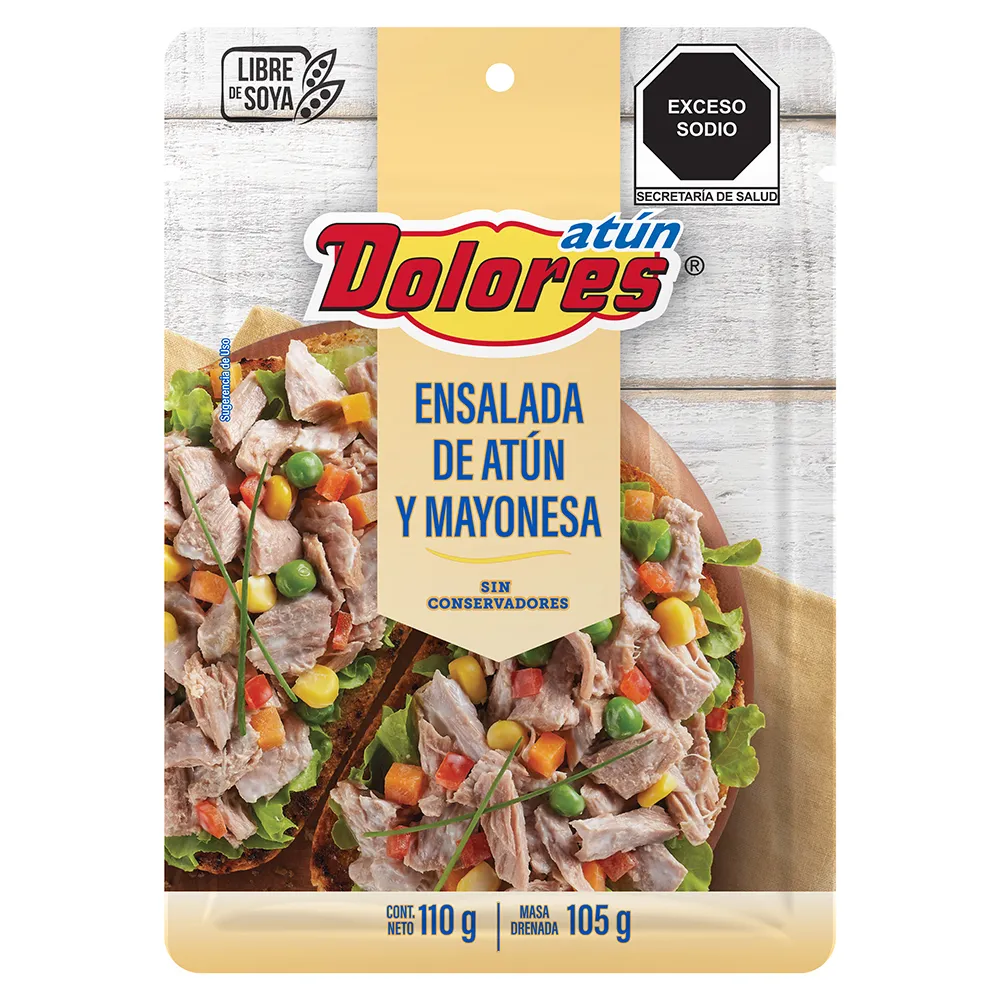 Ensalada De Atun Y Mayonesa Pouch Dolores 110 g