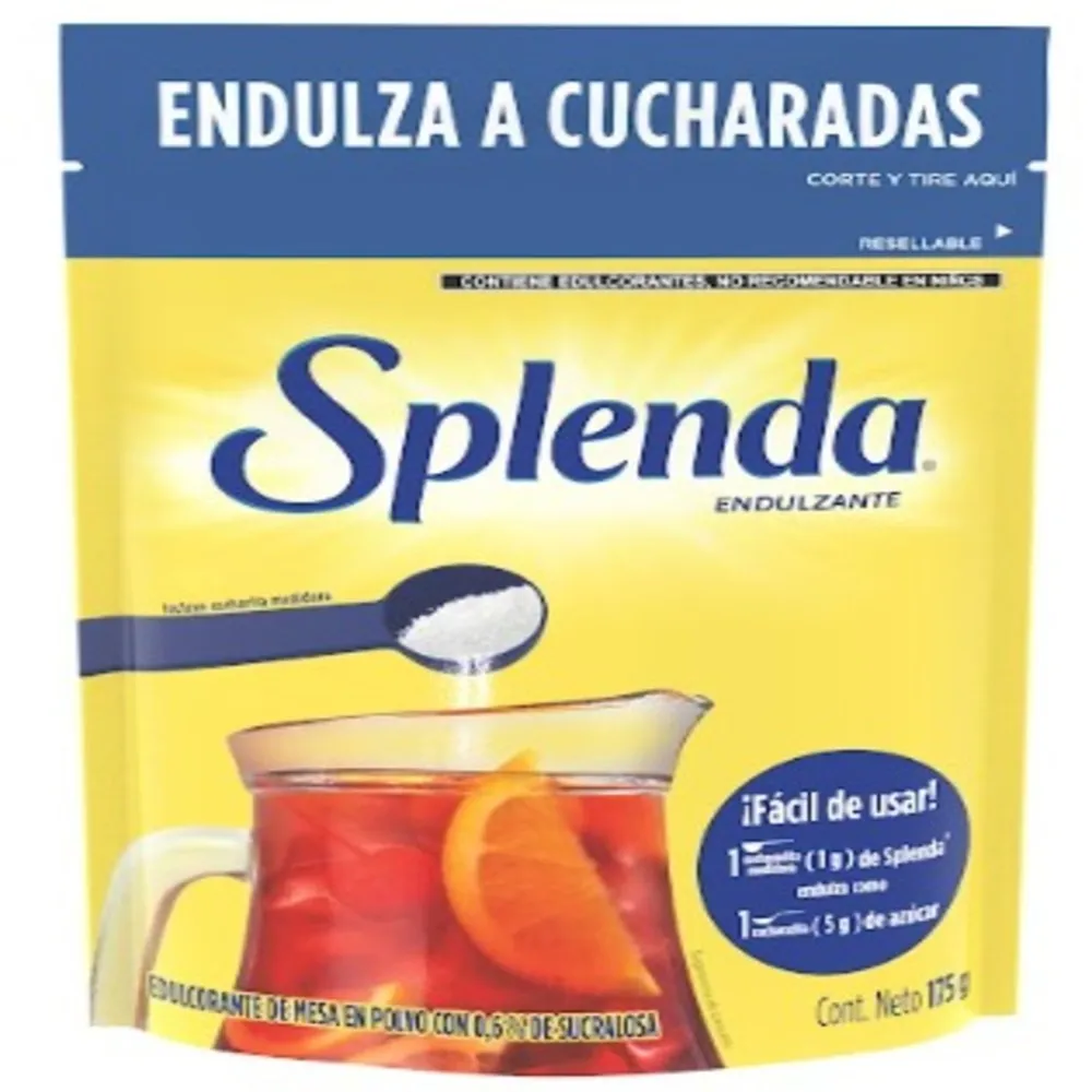 Endulzante De Mesa Con Sucralosa Splenda 175 Gr