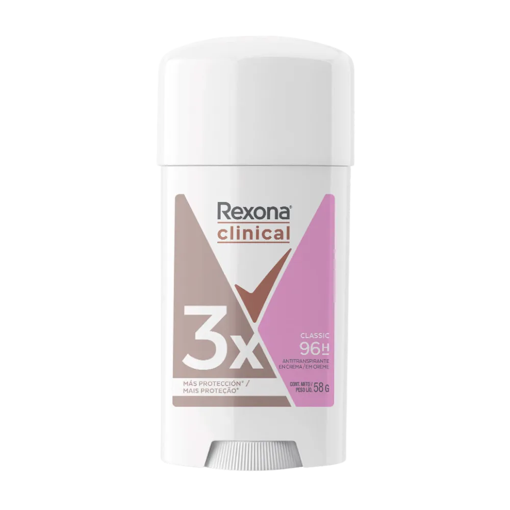 Antitranspirante Clinical Barra Classic Rexona 58 g