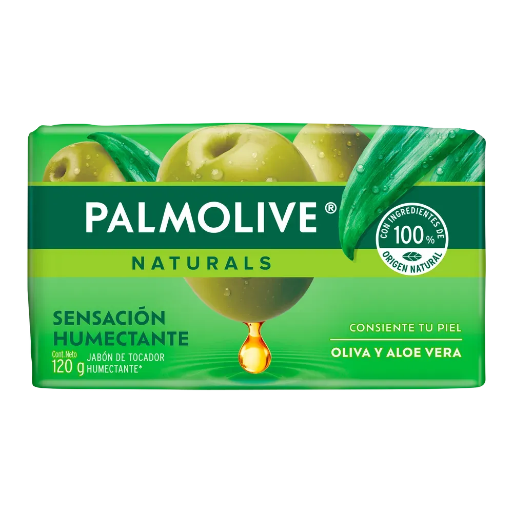 Jabon De Barra Oliva Y Aloe Palmolive 120 g