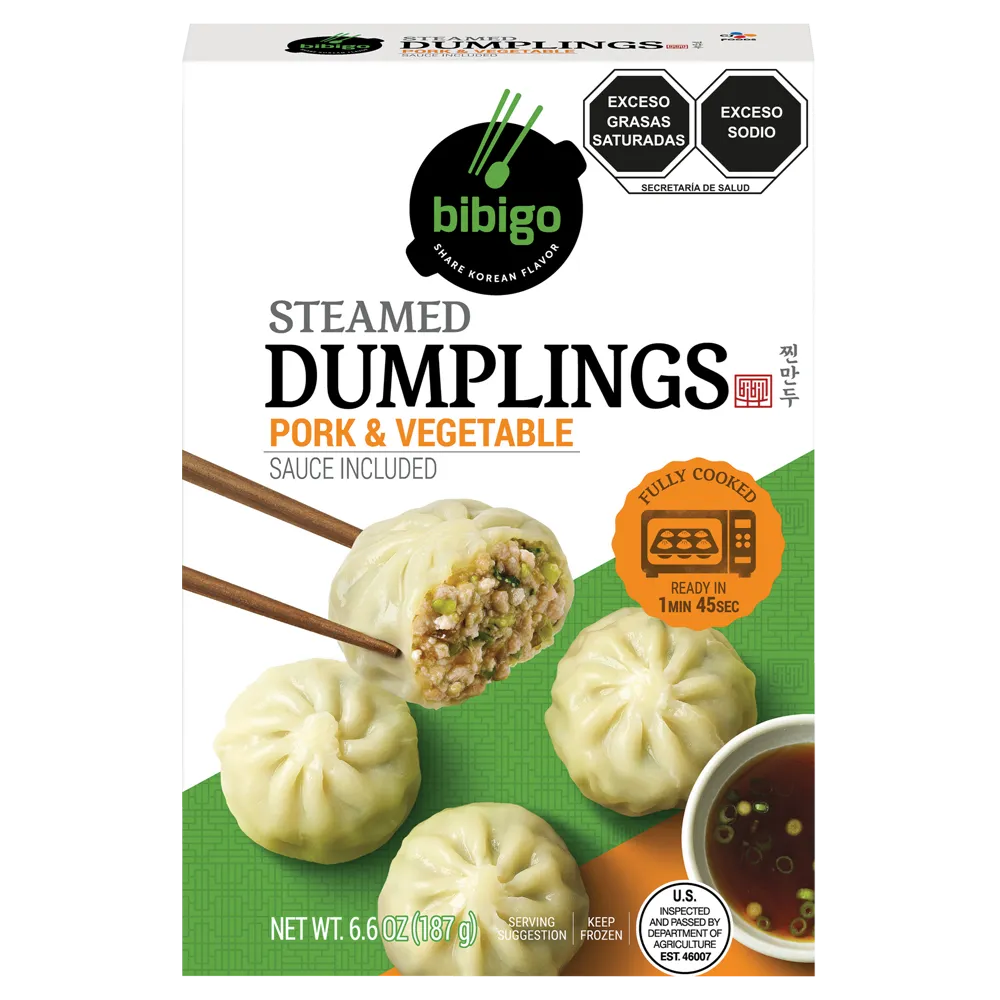 DUMPLING DE CERDO Y VEGETALES BIBIGO 187 GRAMOS