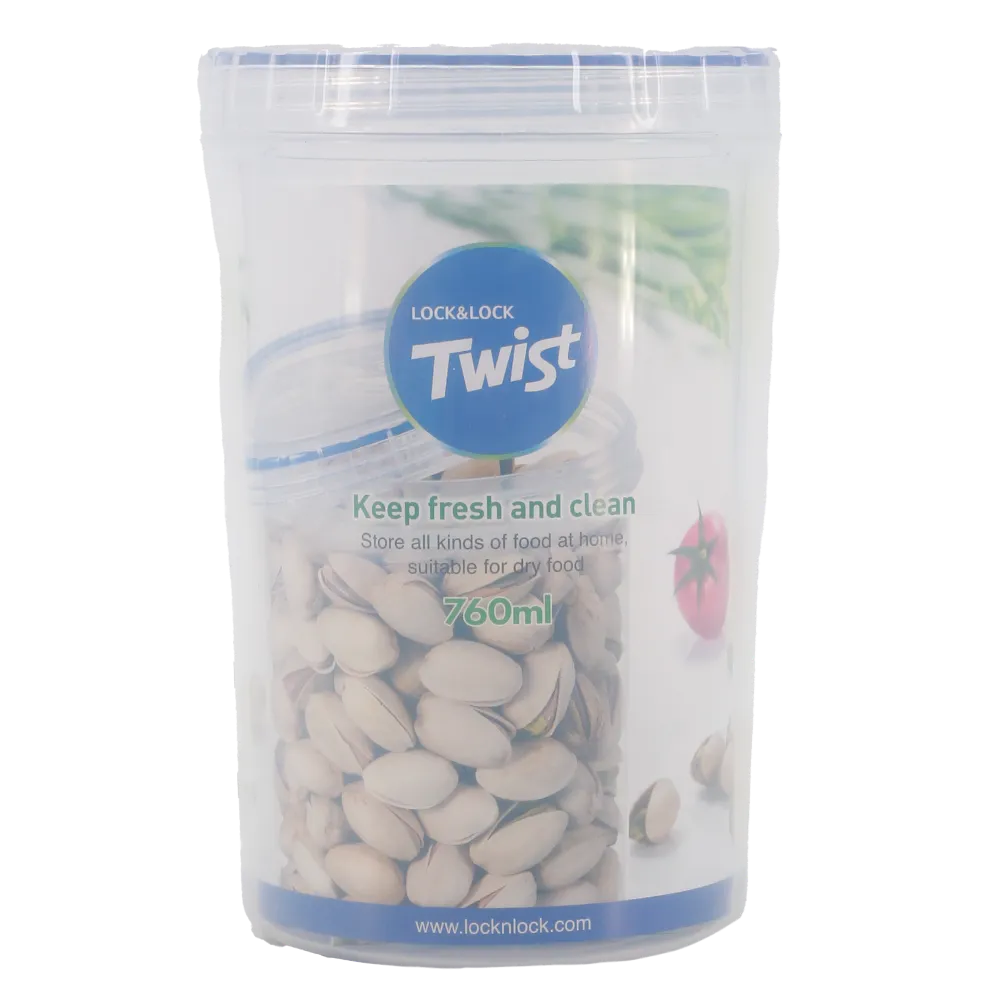 Contenedor Plastico Linea Twist 760 Ml Lock&Lock 1 Pza