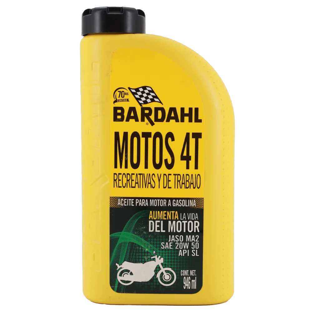 Aceite Moto 4T Jaso Ma2 946 Ml Bardahl 946 Ml