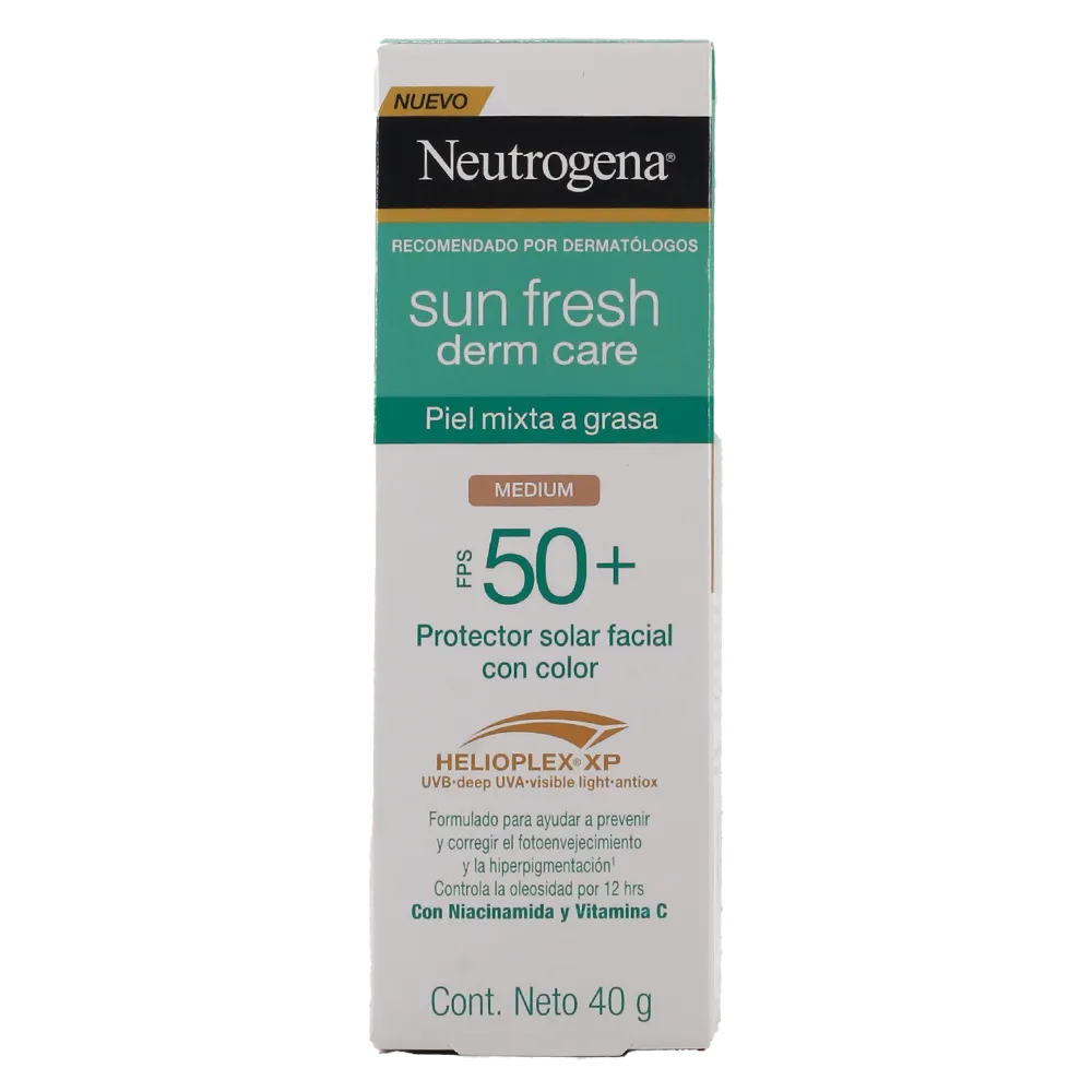 Protector Solar Facial Con Color Medium Neutrogena 40 g