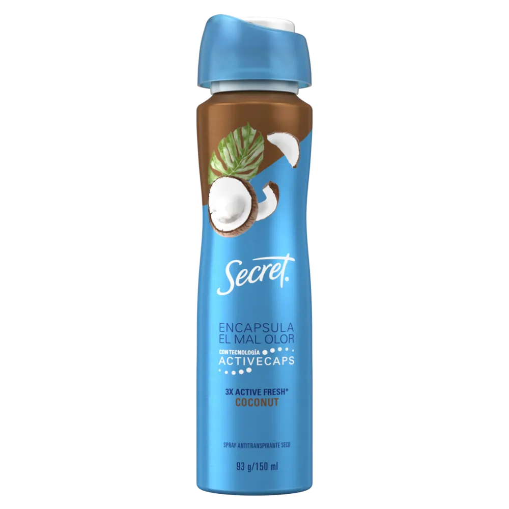 Desodorante Spray Antitranspirante Coco Secret 150 Ml