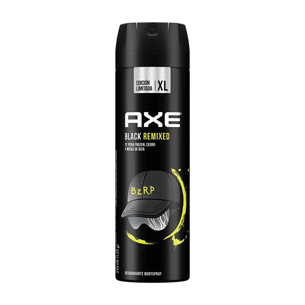 Desodorante Aerosol Axe Black Bzrp Black Bzrp Axe 210 Ml