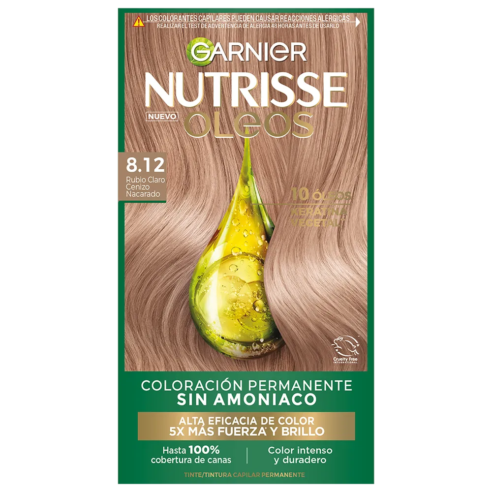 Tinte Tono 812 Nutrisse Oleos 1 Pza