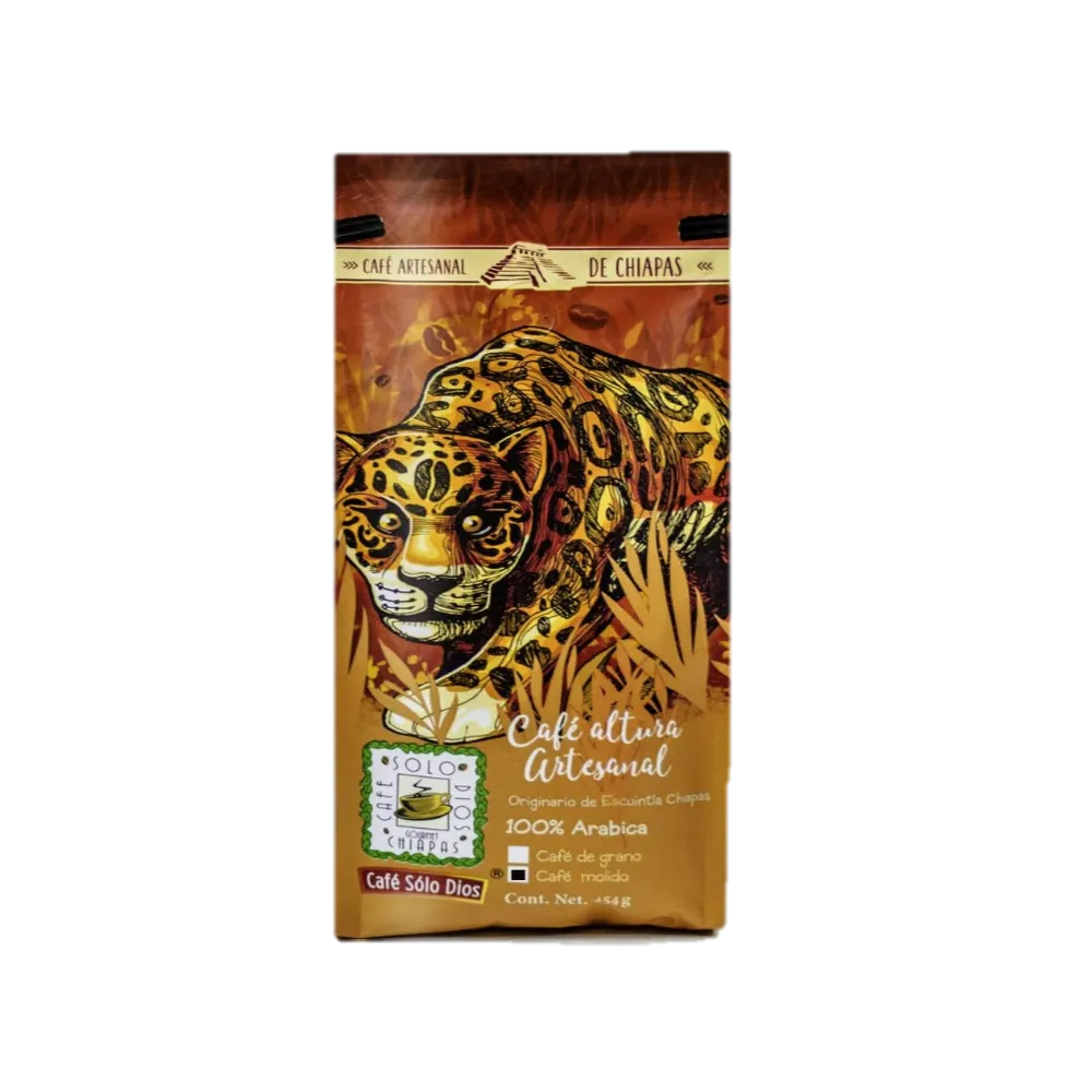 CAFE JAGUAR MOLIDO DE 454GRS SOLO DIOS 454 GRAMOS