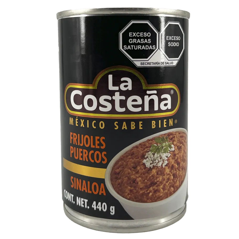 Frijoles Puercos Estilo Sinaloa La Costeña 440 Gr