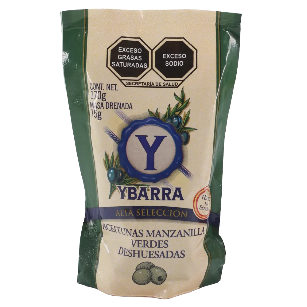 Aceitunas Verdes Deshuesadas Doy Pack Ybarra 170 g