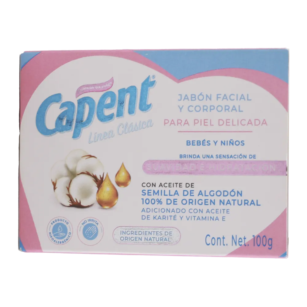 Jabon De Barra Linea Clasica Capent 100 Gr
