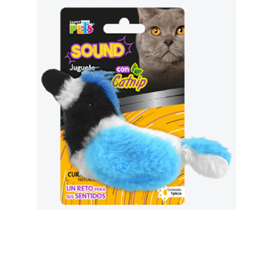 Juguete Pajaro Sound Con Catnip Variado Fancy Pets 1 Pza