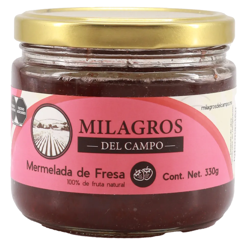 MERMELADA DE FRESA MILAGROS CAMPO 330 GRAMOS