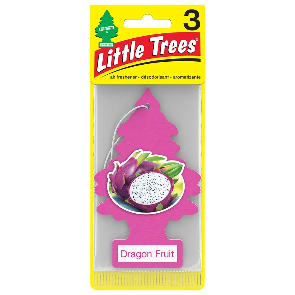 Aromatizante Para Auto Dragon Fruit Dragon Fruit Little Trees 3 Pz