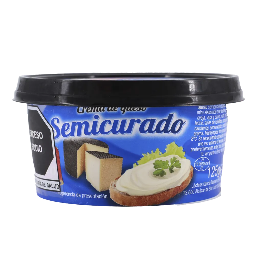 Crema De Queso Semi Curado Garcia Baquero Garcia Baquero 125 g