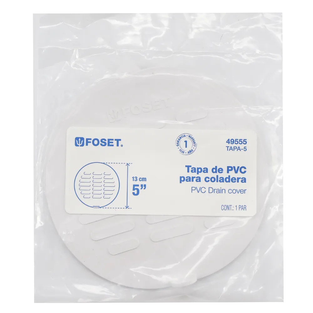 Juego 2 Tapas Para Coladerade 5" Foset 1 Pz