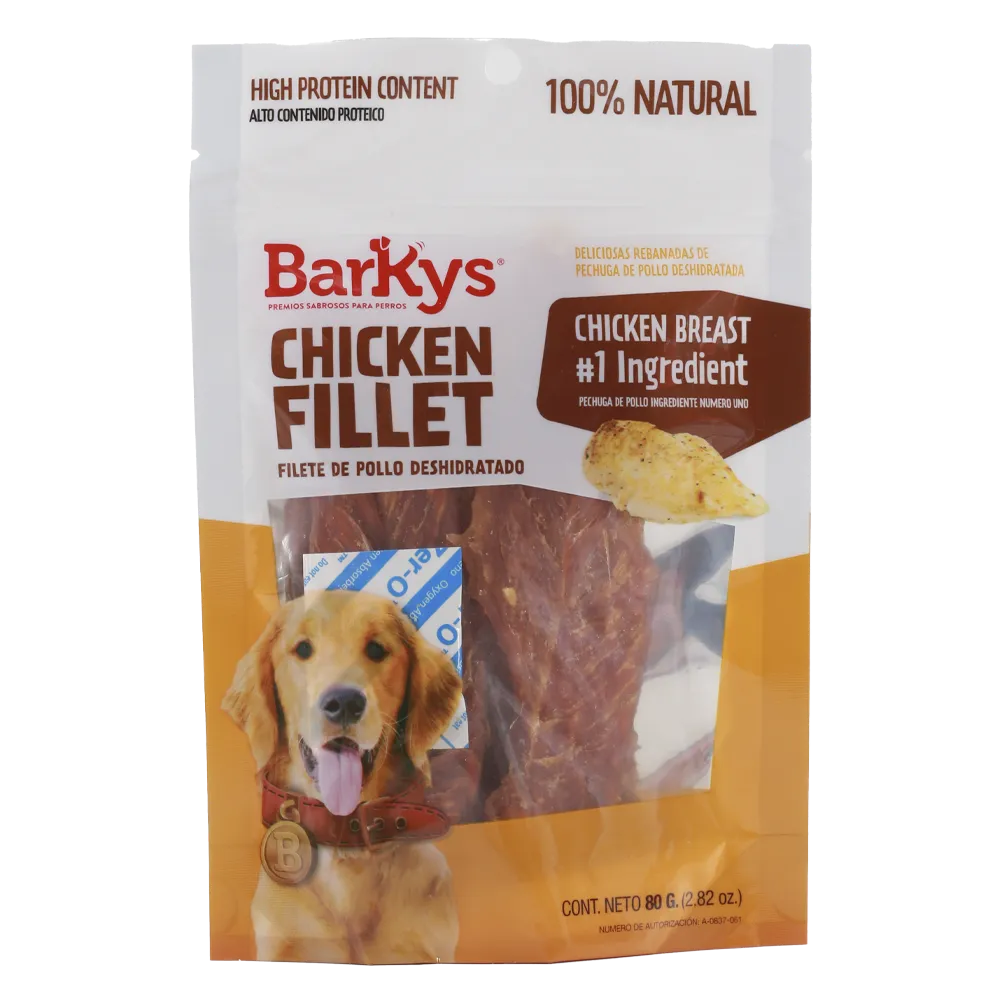 CHICKEN FILLET POLLO BARKYS 80 GRAMOS
