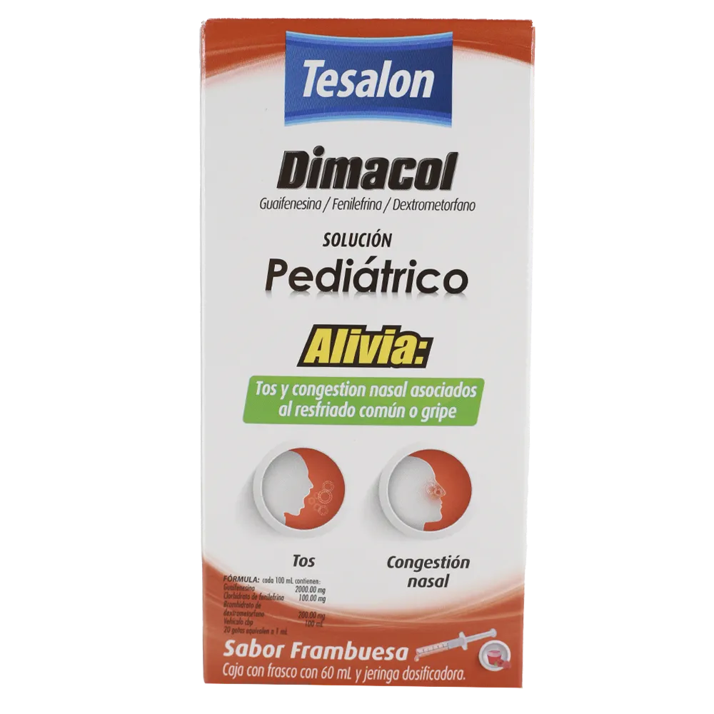 JARABE DIMACOL PEDIATRICO FRAMBUESA HALEON OTC 60 MILILIT