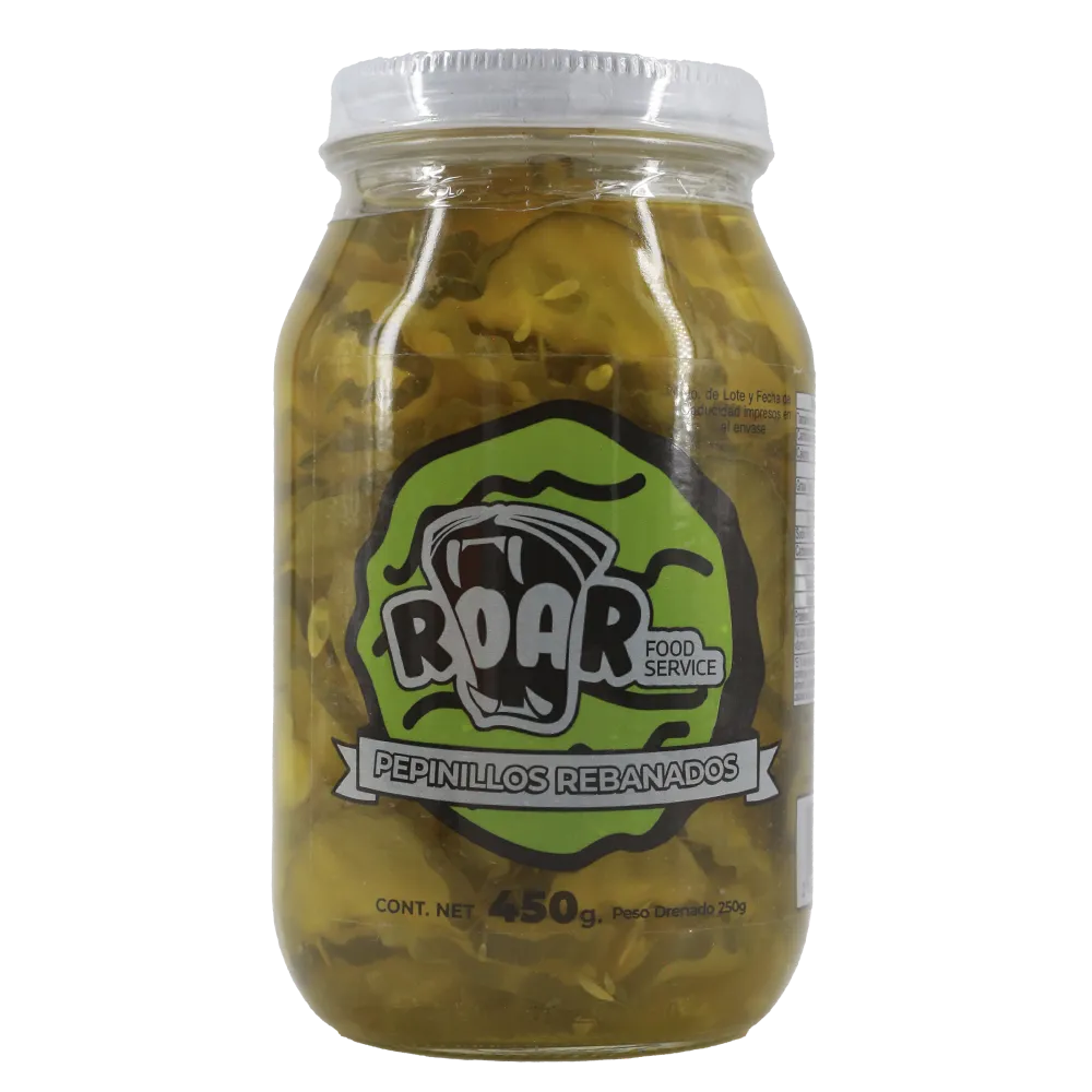 PEPINILLO REBANADO ROAR 450 GRAMOS