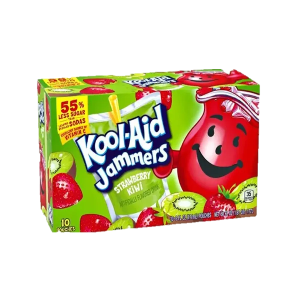 BEBIDA JAMMER FRESA KIWI KOOL AID 10 PIEZA