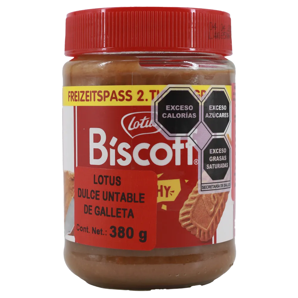 UNTABLE DE GALLETA BISCOFF CRUNCHY LOTUS 380 GRAMOS