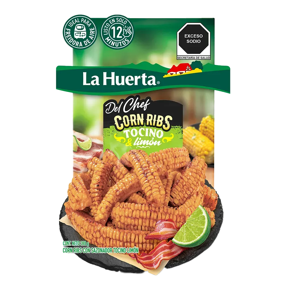 CORN RIBS TOCINO LIMON LA HUERTA 380 GRAMOS