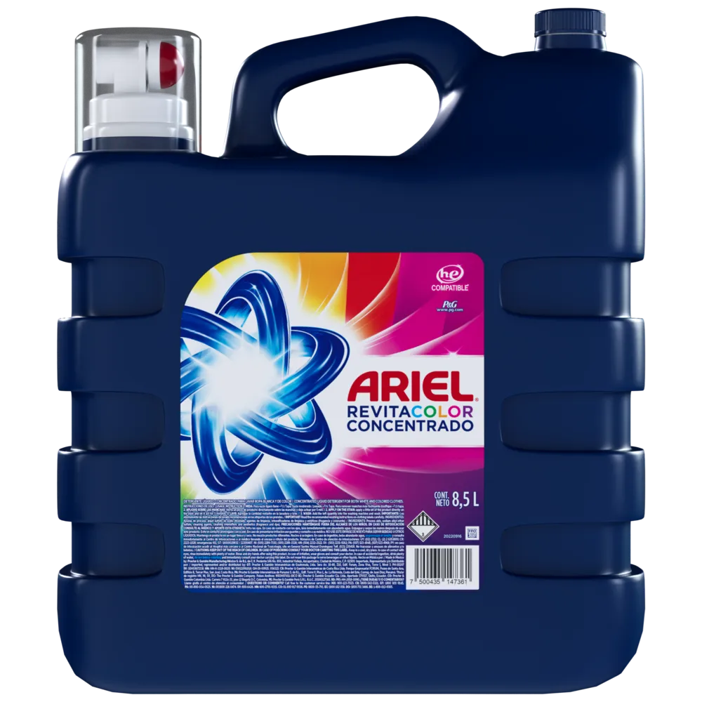 DETERGENTE LIQUIDO REVITACOLOR ARIEL 8.5 LITRO