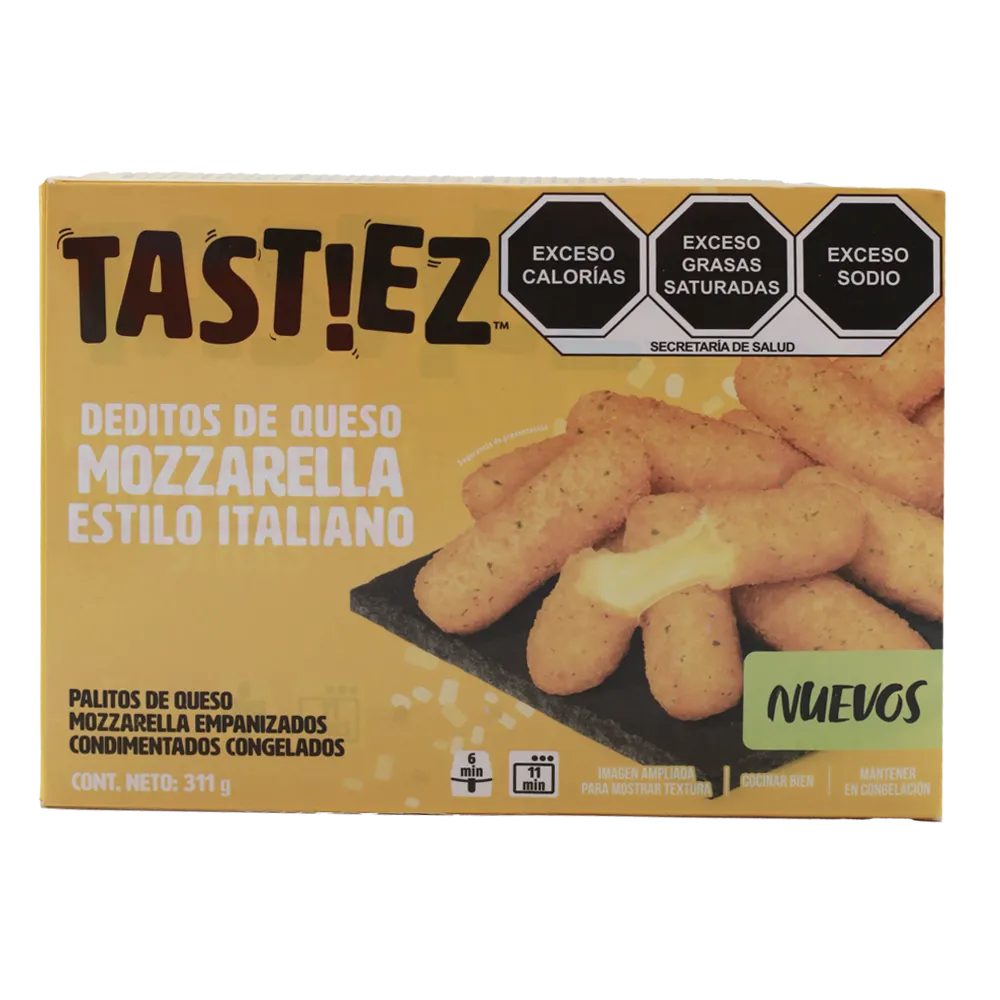 DEDOS DE QUESO TASTIEZ 311 GRAMOS