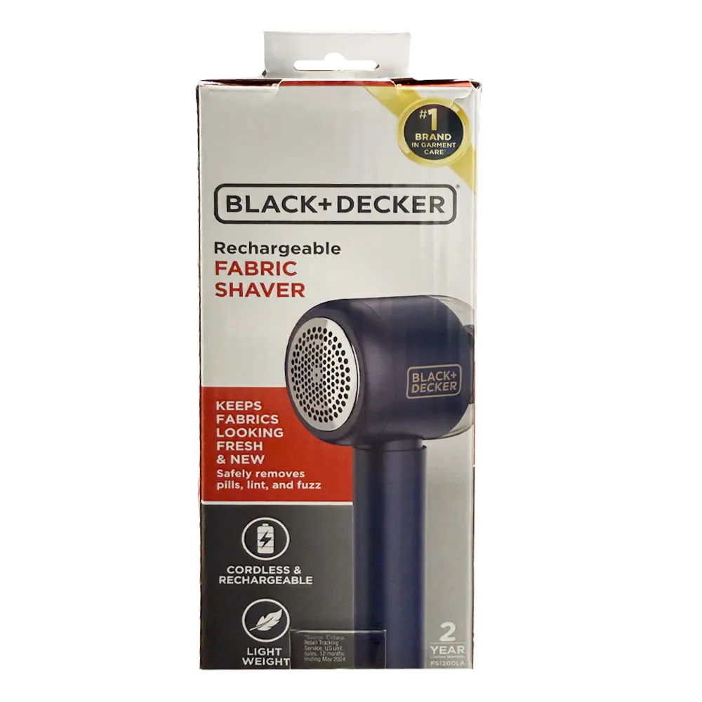REMOVEDOR DE PELUSA RECARGABLE BLACK+DECKER 1 PIEZA
