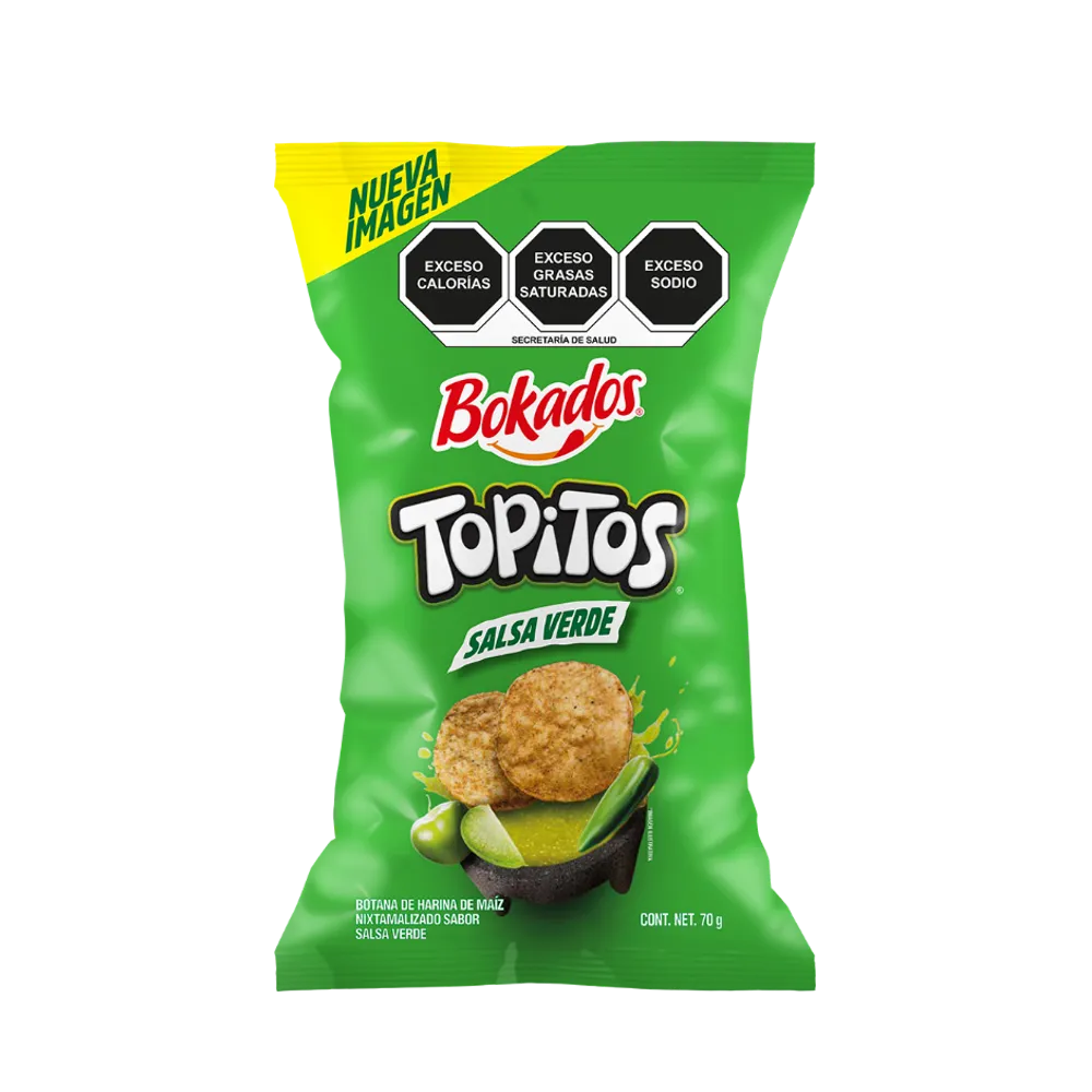 TOPITO SALSA VERDE BOKADOS 250 GRAMOS