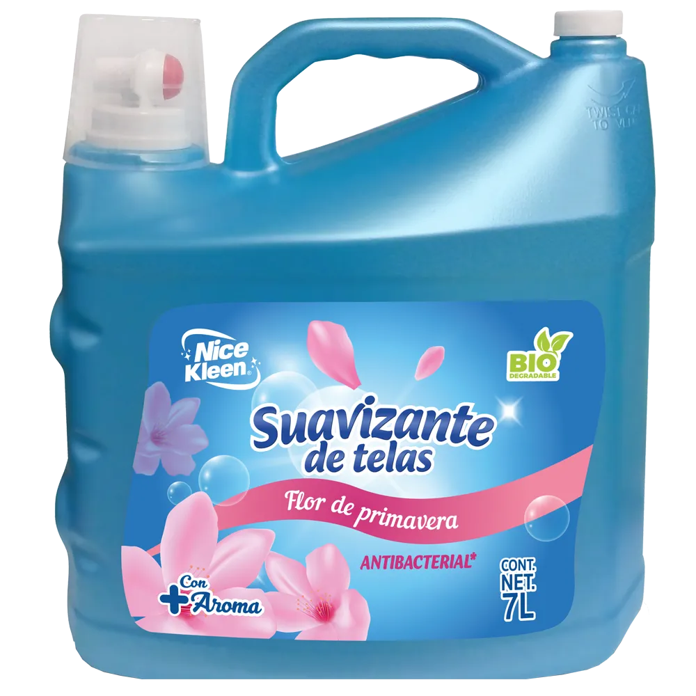 SUAVIZANTE DE TELA FLOR DE PRIMAVERA NICE KLEEN 7 LITRO