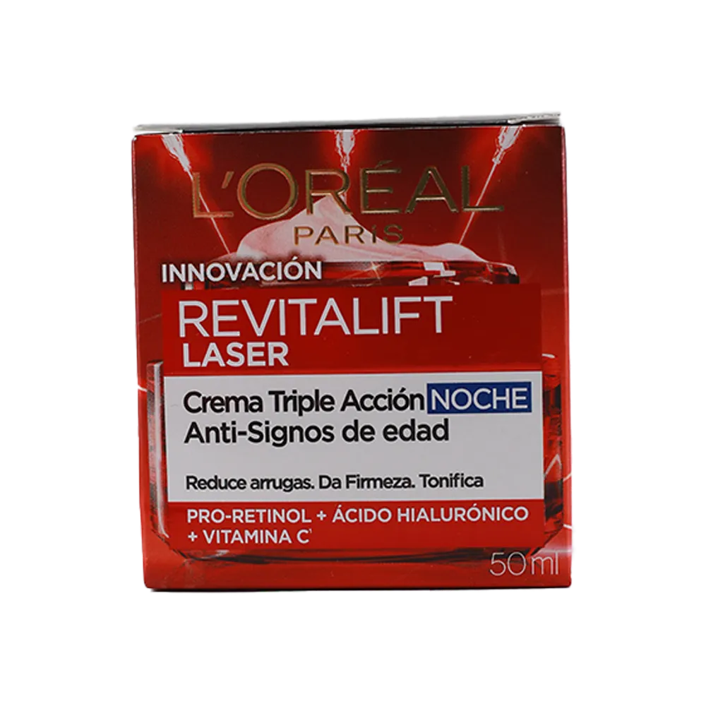 CREMA DE NOCHE ANTI-SIGNOS DE EDAD REVITALIFT 50 MILILIT