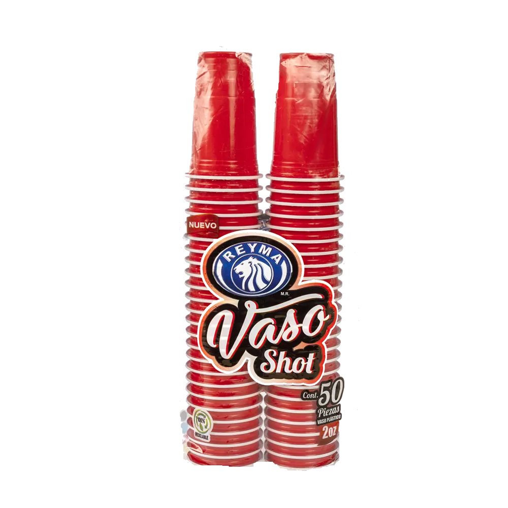 VASO SHOT DESECHABLE NO.2 REYMA 50 PIEZA