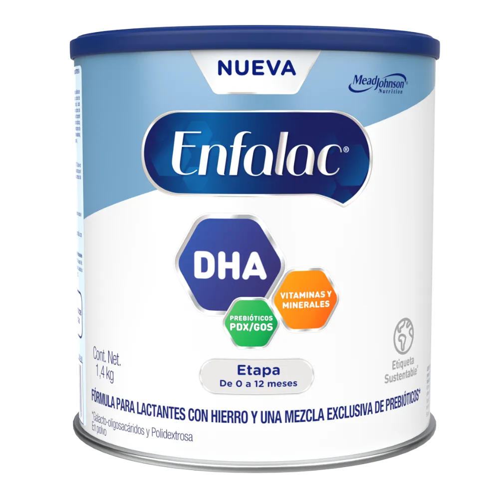 FORMULA INFANTIL DHA DE 0 A 12 MESES ENFALAC 1.4 KILOGR