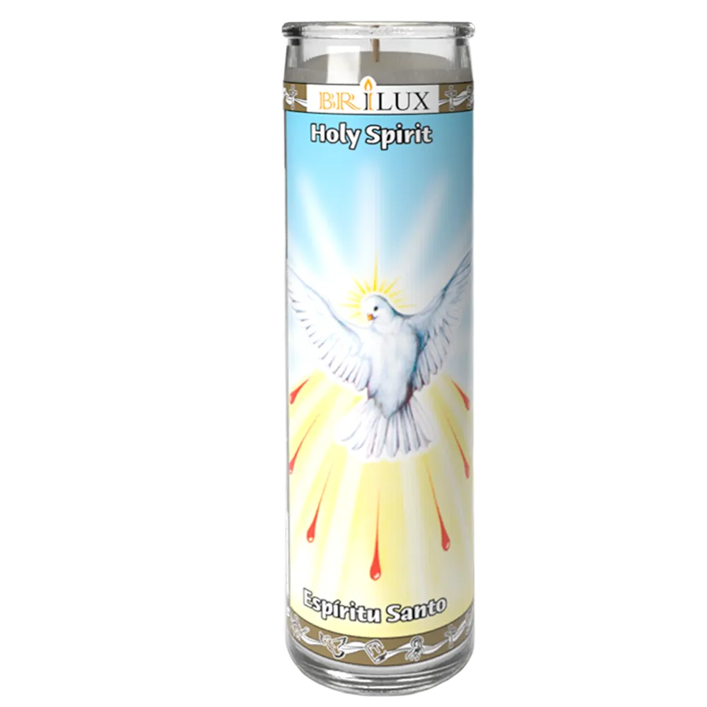 VELADORA ESPIRITU SANTO MISTICAS 1 PIEZA