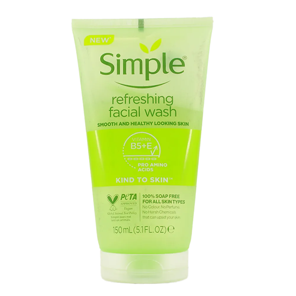 GEL LIMPIADOR FACIAL SIMPLE 150 MILILI