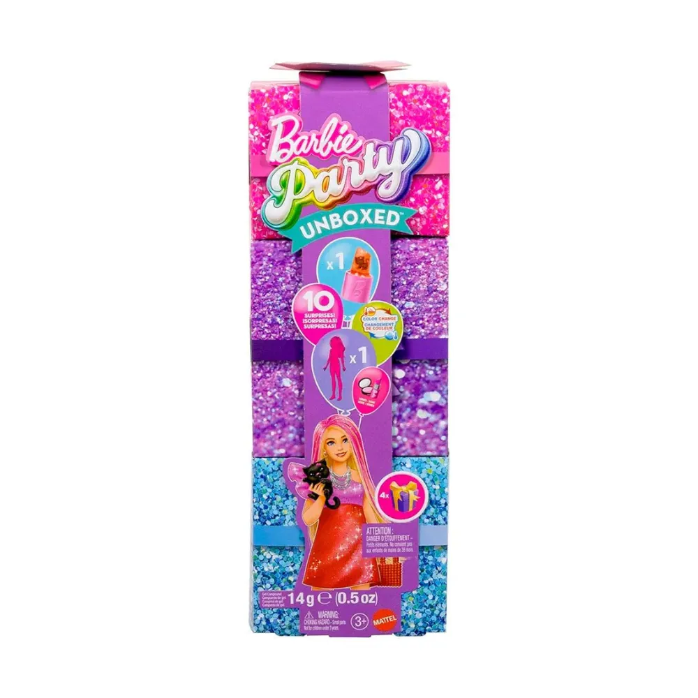 LAT BRB REVEAL PARTY UNBOXED BARBIE ASST MATTEL 1 PIEZA