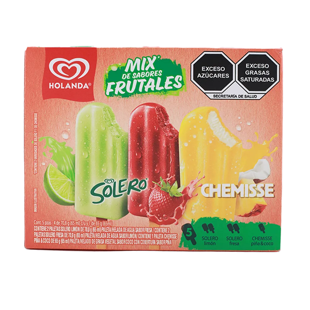 MULTIPACK MIX FRUTAL SOLERO HOLANDA 5 PIEZA