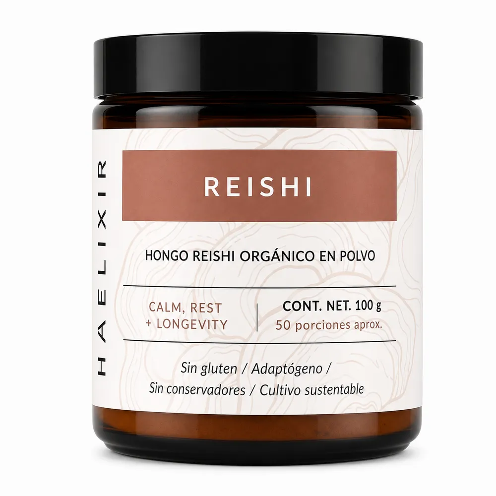 HONGO REISHI ORGNICO EN POLVO LATTERRA 100 GRAMOS