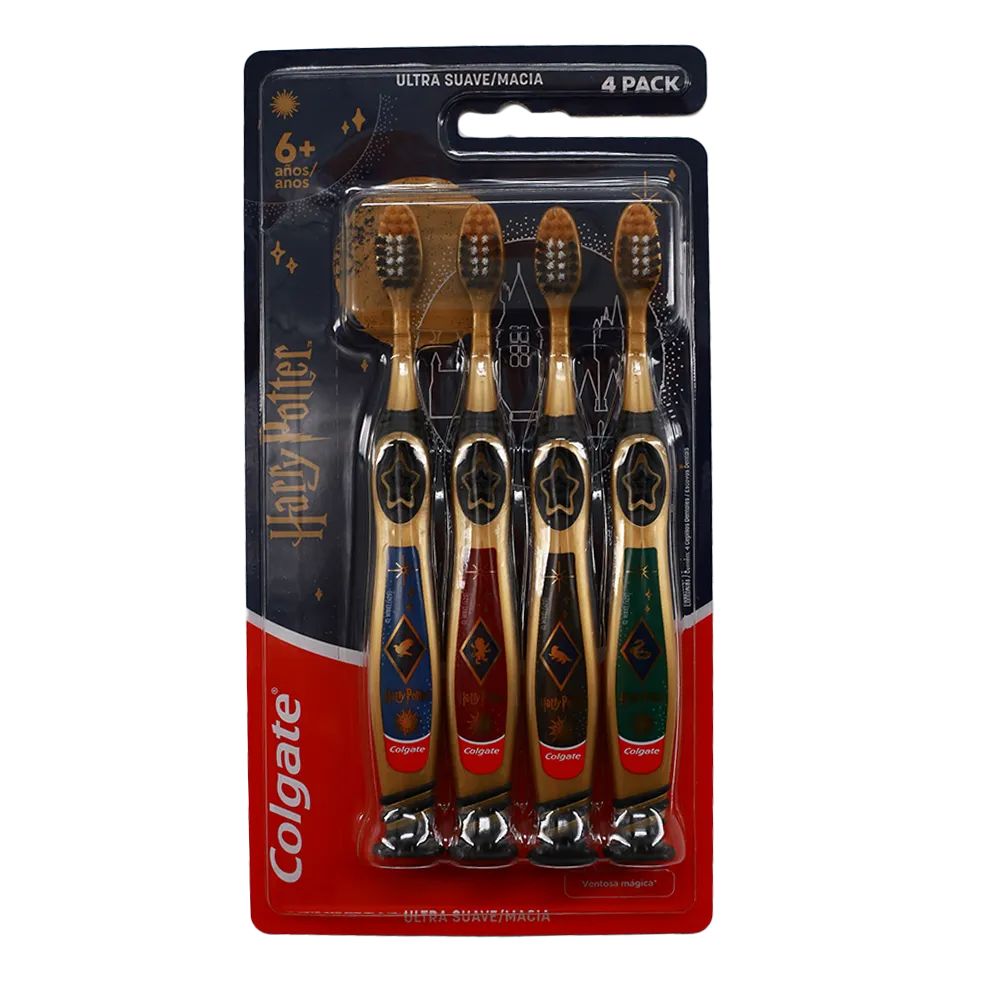 CEPILLO DENTAL HARRY POTTER COLGATE 4 PIEZA
