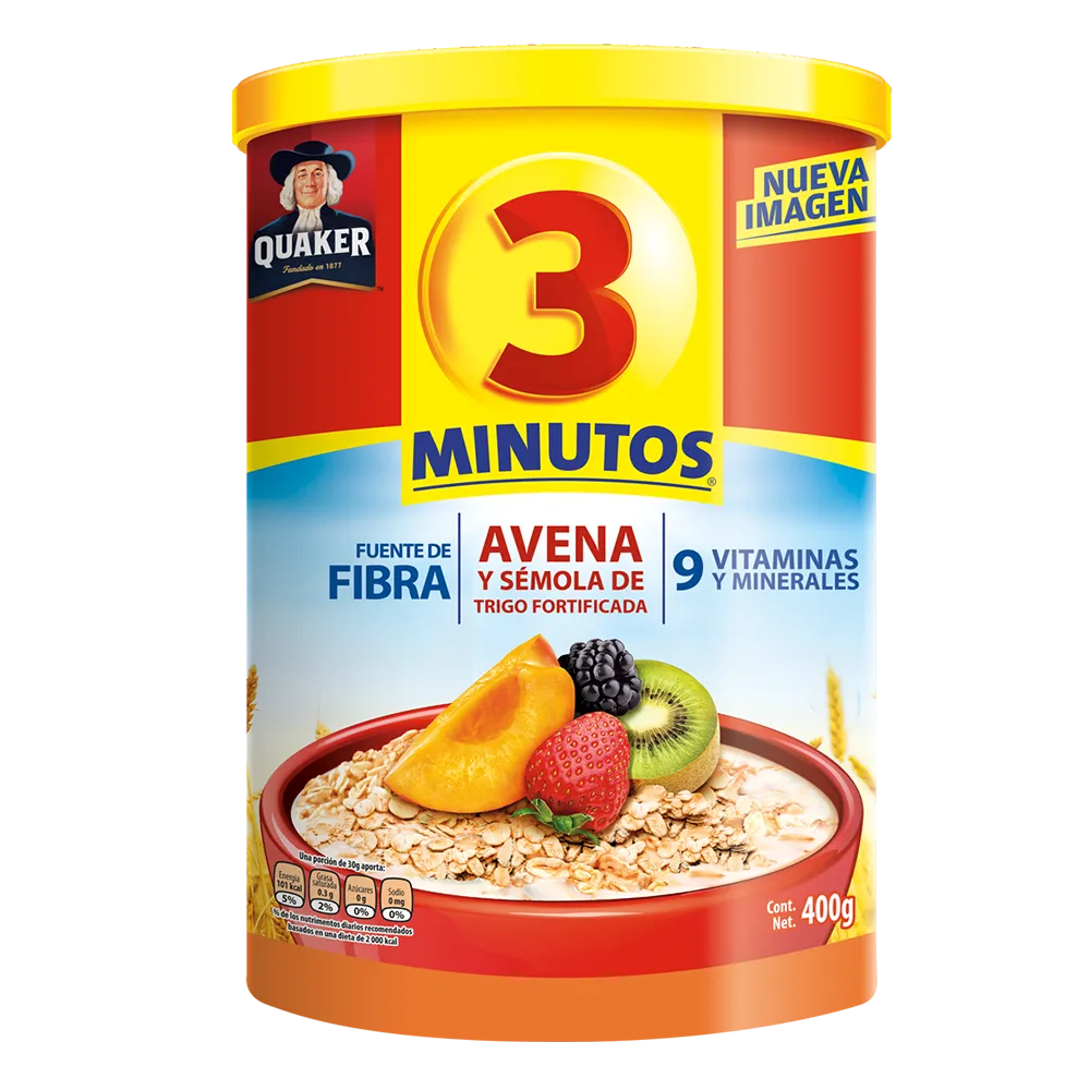 Avena 3 Minutos Quaker 400 g
